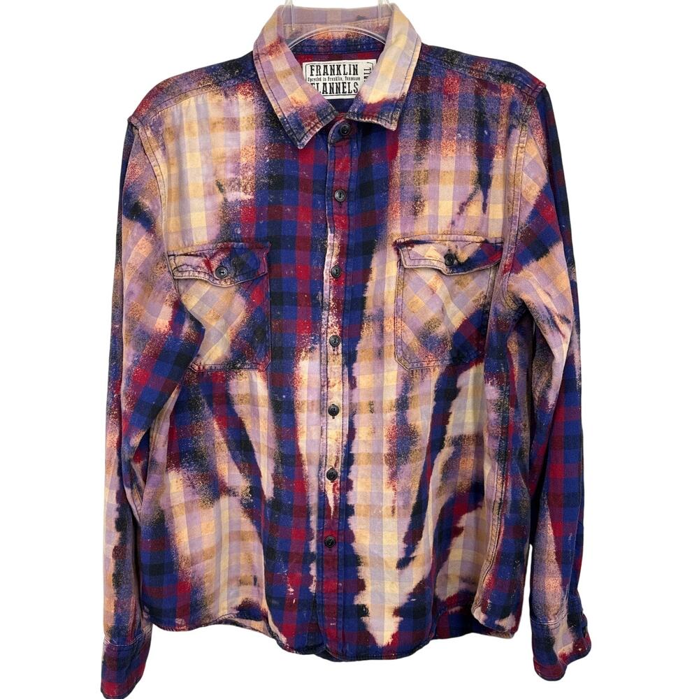 Franklin Flannels, Reverse-Dyed Flannel Shirt, Small, Men